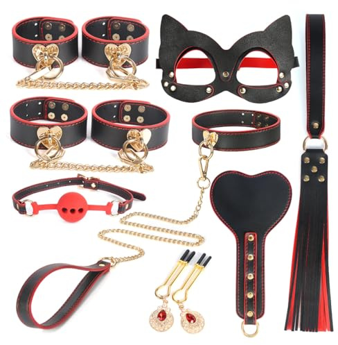 Sex Toy Couple- Bondage débutant de qualité - BDSM- Kit de Bondage- Bondage-Sex Toýs-Jouets Sexuels- Jouet Accessoires Couple -Plaisir -Femme -Toy exercice-