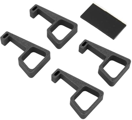 Generic Soporte para Pies de Enfriamiento para Consola de Juegos, Accesorios de 4 Piezas, Soporte para Pies de Elevación Horizontal, Patas de Enfriamiento (BLACK)