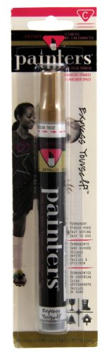 Elmer's Painters Opaque Acrylic Chisel Tip Paint Marker, Gold