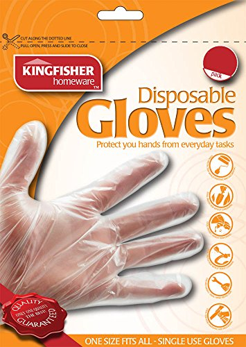 Kingfisher Lot de 100 Gants jetables Taille Unique