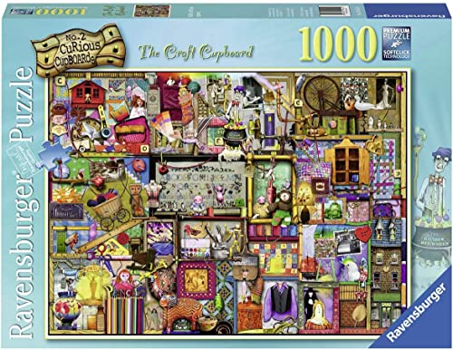 Ravensburger Puzzle 2D 1000 elementów: Szafka z rękodziełem, Stary Design