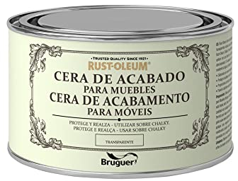Rust-Oleum Bruguer Cera de acabado para muebles Transparente 400 ml (Paquete de 1)