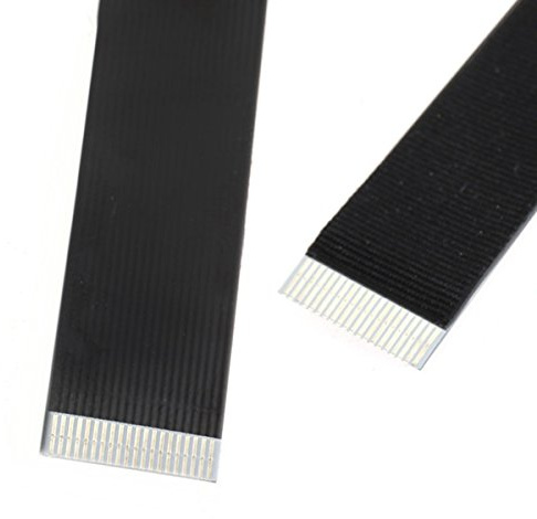 xiwai CYFPV FPC Cable de Banda Plana Paso de 0,5 mm 20 Pines para USB-C Micro USB 2.0 FPV Multicóptero Disparo aéreo (Cable 80 cm)