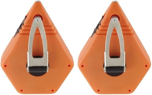 REDIBLUE 2 Pcs Keson P100 Octoganal Chalk Line Reel, 1.5mm String, 2-4-Ounce Capacity, 100-Foot (2 pack)