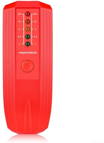 Dose Measurement Geiger Counter for Assessing Electromagnetic Exposure Levels (Red)