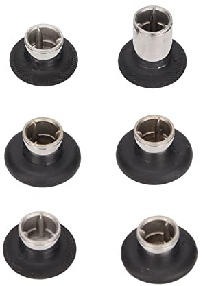 Zunate Impugnature per Levetta in Metallo per One Serie 2 | Joystick con Impugnatura Strutturata da 6 Pezzi, Parti di Ricambio in Acciaio Inossidabile, per Controller Modello 1797