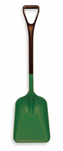 Remco - A Vikan Company 6892SS Green Polypropylene Safety Shovel, 39 Blade, 2 Piece