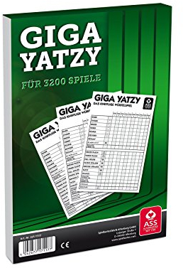ASS Altenburger 22517117 - Blocco per Gioco di Dadi Yahtzee [Importato dalla Germania]