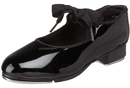 Capezio Zapato de claqué Tyette N625 Jr. para Mujer, Negro (Black Patent), 36.5 EU