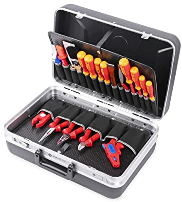 Bernstein Werkzeuge 8200 VDE Service-Koffer PROTECTION mit 22 Werkzeugen