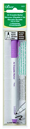 Clover Thick Air Erasable Marker, Purple, 1 Count (Pack of 1)