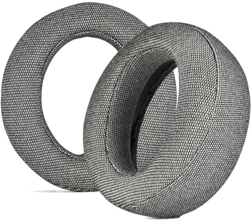 Yaowanguan Pulse Elite Earpads,Replacement Ear Cushions Memory Foam Pads for Playstation PULSE Elite wireless headset(Grey Linen)