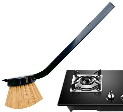 Brosse de Lavage de Vaisselle Brosse de Cuisine à séchage Rapide Épurateur à Long Manche Brosse à Vaisselle puissante Outil de Nettoyage Noir Épurateur de Vaisselle de Cuisine Brosse de Lavage de Bol