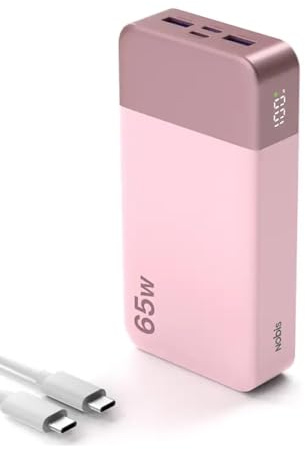 NOBIS Power Bank 65W 20000mah Bateria Externa Carga Rapida