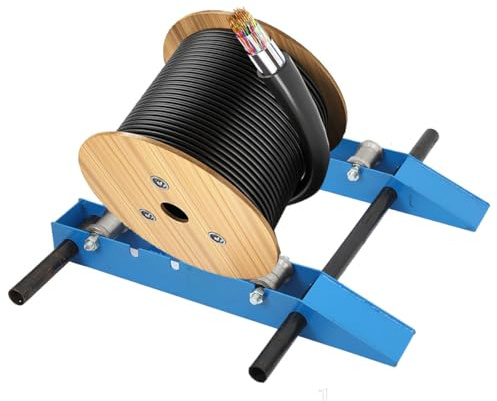 CDZHLTG Dérouleur de Câble, Charge max. 1500 kg (3307 lb) | Support pour Enrouleurs Câbles, pour Les Tambours de Câble dun Diamètre de 30cm à 120cm (11,8-47,2 pouces)