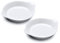 WM Bartleet & Sons 1750 TSET146 Set of 2 Traditional Porcelain Round Gratin, Cooking and Baking Dishes, 15cm – White