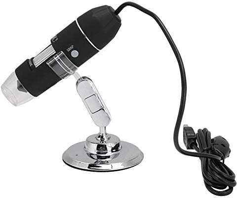 Lazmin 1000X USB-Mikroskop, digitales tragbares Mikroskop-Handy-Reparatur-Vergrößerungsglas-Mikroskop mit 0.3MP HD CMOS-Sensor