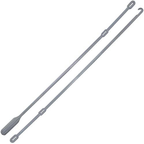 SC SCRATCH 'N' CLEAN Grattoir pour plâtre, nettoyant/désinfectant et crochet pour démangeaisons et nettoyage du plâtre Bras et jambes couverts