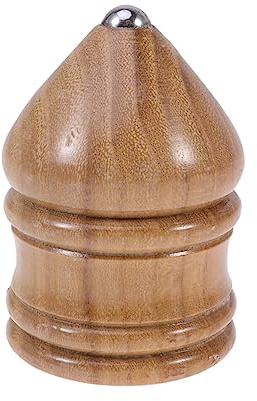 Toyvian Tops Holz Pumpkreisel Geführte Kreisel Genauer Kreisel Holzdrehspielzeug Schwungkreisel Peg-top Brummkreisel Bemalung Kreisel Kreiselspiel Hölzern Metall Fitness