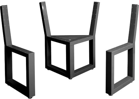 Bentatec Eckbankgestell mit Lehne (Schwarz RAL 9005)