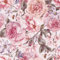 Decotalk Selbstklebende Tapete Rosa Rose Blume Wandtapete 44.5X300cm Vintage Möbelfolie Blumentapete Dekofolie Wasserdicht Tapeten für Schlafzimmer Folie für Möbel Küchenschränk Klebefolie Rosa Muster