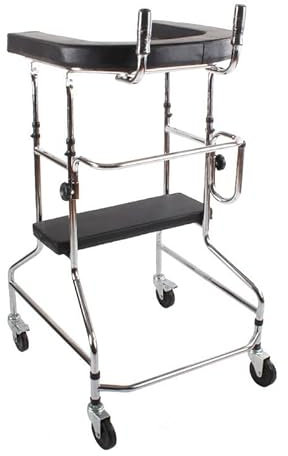 Deambulatori Rollator Per Anziani, Con Ruote Regolabili, Per Disabili, Facile Da Montare E Decorare.