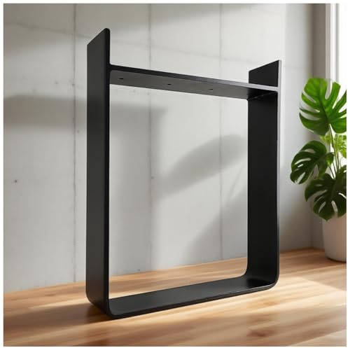 Struttura da scrivania in acciaio massiccio resistente impermeabile e resistente all'usura, ideale per sala da pranzo o banconi da bar, altezza 41,9 cm, supporta tavoli in legno, capacità di carico