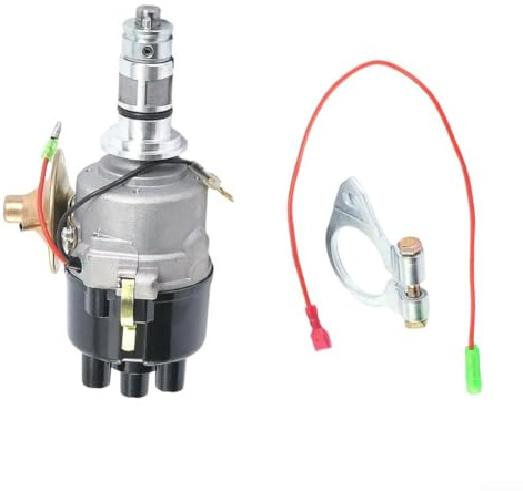 Posheliox Electronic Ignition Distributor for Mini MGB Austin Land ROVERs, 25D 45D DM2 Replacement, Rivetless Rotor Kit for British Classic Cars