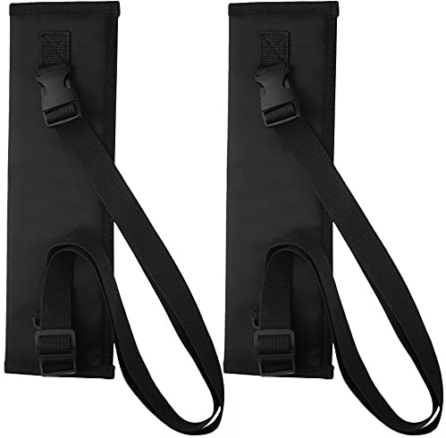 Jecery 2 Pieces Sword Bag Black Katana Bag Ninja Sword Carry Case Holder