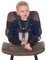 Dooky - Travel Chair Romantic Leaves Beige - Hochstuhl Baby Stuhl Sitzhöhung kind - 6-36 Monate - BSCI-Gütesiegel - 100% Polyester