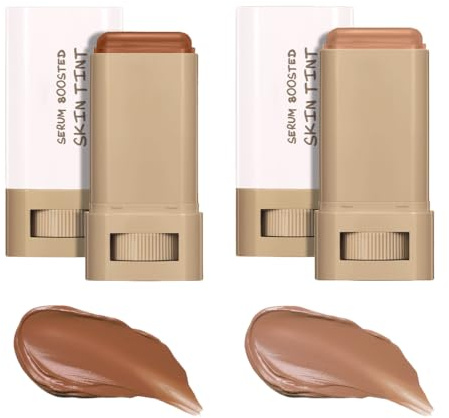 VPOUERY Bâton de Haute Couvrance - Fond de Teint- Correcteur Longue Tenue & Contour Visage-Camouflage Parfait des Imperfections
