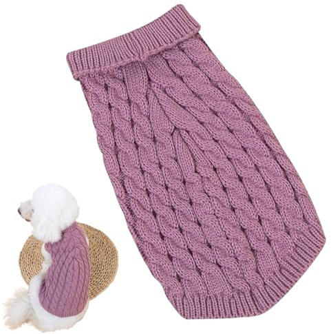 Suéter para Perro | Ropa de Invierno para Mascotas,Jersey Cálido Suave con Cremallera, Prendas para Mascotas Macho Hembra