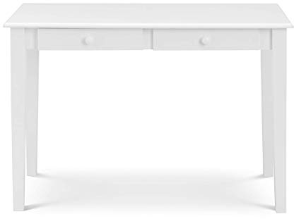 Julian Bowen Carrington Desk, White, Height: 74, Width: 110, Depth: 56cm