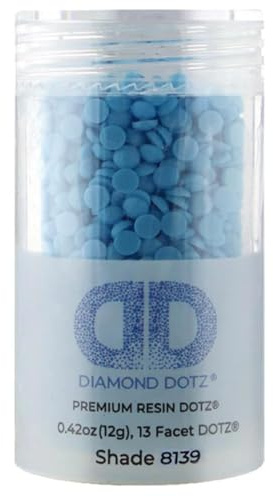 Diamond Dotz Aegean Blue Diamond Painting Beads, 2.8mm Cylinder Drills 12g
