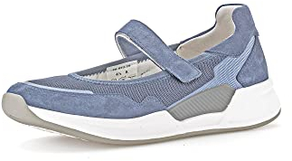 Gabor Damen Riemchenballerinas, Frauen Flats,Wechselfußbett,Ballett-Schuhe,Ballet-Flats,Ausgehschuhe,Abendschuhe,Slip-ons,Jeans,41 EU / 7.5 UK