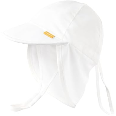FURTALK Cappello da Sole per Bambini UPF 50+ Protezione UV per Ragazze e Ragazzi Cappello Estivo da Spiaggia con mentoniera Regolabile e Alette per Il Collo