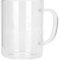 Tasse, 350 Ml, Transparent, K, Kaffeetasse mit Griff, Glas, Wasserbecher, Drinre Kitchen, Utel, Schwarzer Buchstabe (weißes Etikett)