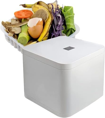 Compostador inteligente de residuos de cocina, 550 W, contenedor de compost inteligente for cocina, máquina de compostaje de residuos con capacidad de 3,3 L, contenedor de compostaje for el hogar y la