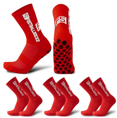 Thryviel 3 Paires Chaussette Antidérapante, 39-46, Chaussettes Antiderapantes Homme Femme, Pour Football, Cyclisme, Trekking, Yoga, Handball, Basketball.