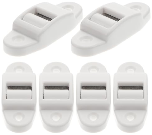 FOMIYES Rodillo Guía para Correa Persiana Enrollable 14 Mm 6 Piezas Cepillo de Limpieza Plástico Compacto para Herrajes de Ventanas Ahorro Energético y Reducción de Fricción