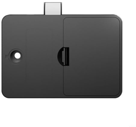 Momfin Verrou de tiroir intelligent NFC avec installation sans perçage pour meubles de bureau à domicile, système de sécurité électronique à l'aide d'une carte ou d'un téléphone pour l'accès