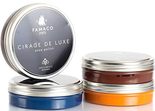 Famaco Unisex-Adult Tin Polish Shoe Treatments & Polishes Navy 50.00 ml