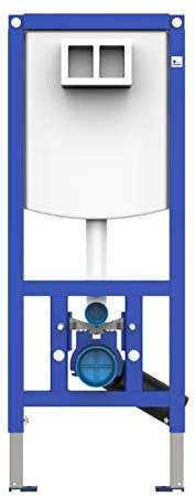 Sanit WC Element INEO Plus (Einbaurahmen mit Wandhalter, ohne Betätigungsplatte, 2 Mengen-Spülung) 90.733.00.0000, grau