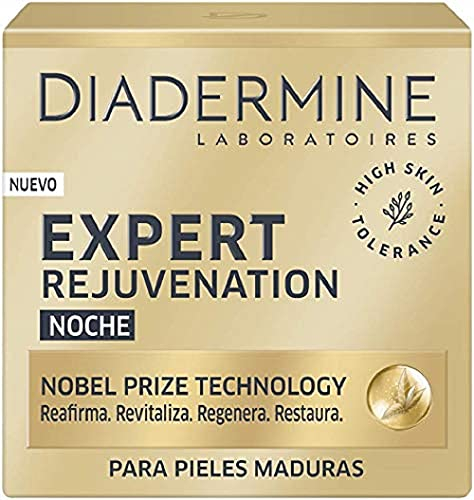 Diadermine - Expert Rejuvenecedor Crema Noche 50ml -Rejuvenecimiento celular- Para pieles maduras y exigentes - Tecnología ganadora Premio Nobel