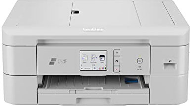 Brother DCP-J1800W Wireless Colour Inkjet Cutting Printer | 3-in-1 (Print/Copy/Scan) | Cut A4 to A5 | 6.8cm Touchscreen| Ink Included