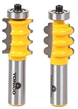 Triple et d'une perle Triple Flûte 2 Bit routeur Moulage Medium d'embouts – Yonico 16261
