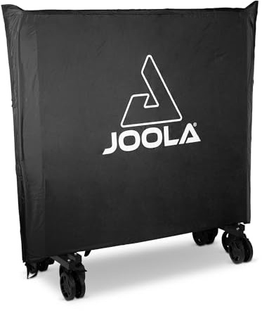 JOOLA Funda protectora unisex para mesa de ping pong, para uso en exteriores e interiores, incluye bolsa de almacenamiento, color negro, 274 x 137 x 0,3 cm