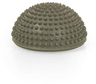 AFH Webshop Therapie Balance Igel Premium Soft ca. Ø 16 cm | Blaue Variante | Noppenball Massageball | Farbauswahl (Hellgrau)