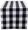 Tischläufer 180x32 - Robuster Tisch Läufer aus Baumwolle - Hochwertiger Tischläufer kariert - Table Runner - Waschbarer Läufer Tisch mit 220g/m²