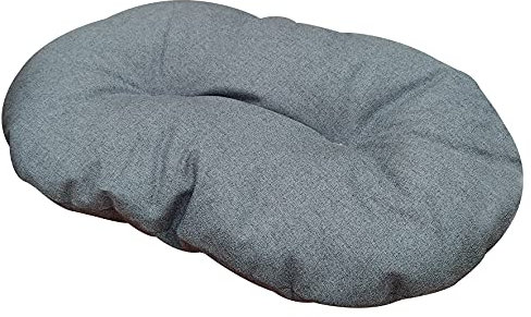 Croci Hydro Hundekissen, oval, wasserdicht, wasserdicht, Stoff, waschbar, leicht zu reinigen, Blau, 77 x 50 cm